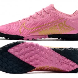 Nike Vapor 13 Pro TF Black Pink Gold Soccer Cleats