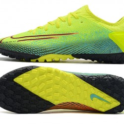 Nike Vapor 13 Pro TF Yellow Green Black Red Soccer Cleats