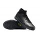 Nike Air Zoom Mercurial Superfly IX Academy TF High-top Black Women And Men Soccer Cleats 