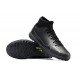 Nike Air Zoom Mercurial Superfly IX Academy TF High-top Black Women And Men Soccer Cleats