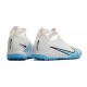 Nike Air Zoom Mercurial Superfly IX Academy TF High-top Blue White Women And Men Soccer Cleats