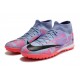 Nike Air Zoom Mercurial Superfly IX Academy TF High-top Purple Pink Women And Men Soccer Cleats