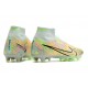 Nike Air Zoom Mercurial Superfly IX Elite AG High-top Khaki Green Women And Men Soccer Cleats 