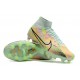 Nike Air Zoom Mercurial Superfly IX Elite AG High-top Khaki Green Women And Men Soccer Cleats 