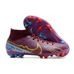 Nike Air Zoom Mercurial Superfly IX Elite AG High-top Modena Women And Men Soccer Cleats 