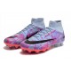 Nike Air Zoom Mercurial Superfly IX Elite AG High-top Purple Grey Women And Men Soccer Cleats