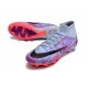 Nike Air Zoom Mercurial Superfly IX Elite AG High-top Purple Grey Women And Men Soccer Cleats 