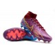 Nike Air Zoom Mercurial Superfly IX Elite AG High-top Purple Women And Men Soccer Cleats 