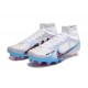 Nike Air Zoom Mercurial Superfly IX Elite AG High-top White Blue Pink Women And Men Soccer Cleats 