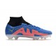 Nike Air Zoom Mercurial Superfly IX Elite FG High-top Black Blue Yellow Women And Men Soccer Cleats