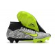Nike Air Zoom Mercurial Superfly IX Elite FG High-top Black Grey Yellow Women And Men Soccer Cleats