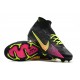 Nike Air Zoom Mercurial Superfly IX Elite FG High-top Black Pink Yellow Women And Men Soccer Cleats 