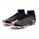 Nike Air Zoom Mercurial Superfly IX Elite FG High-top Black Sliver Women And Men Soccer Cleats 