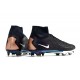 Nike Air Zoom Mercurial Superfly IX Elite FG High-top Black Sliver Women And Men Soccer Cleats