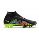 Nike Air Zoom Mercurial Superfly IX Elite FG High-top Blue Black Yellow Women And Men Soccer Cleats 