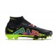 Nike Air Zoom Mercurial Superfly IX Elite FG High-top Blue Black Yellow Women And Men Soccer Cleats