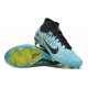 Nike Air Zoom Mercurial Superfly IX Elite FG High-top Blue Yellow Black Women And Men Soccer Cleats