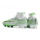 Nike Air Zoom Mercurial Superfly IX Elite FG High-top Green White Women And Men Soccer Cleats 