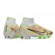 Nike Air Zoom Mercurial Superfly IX Elite FG High-top Grey Green Women And Men Soccer Cleats