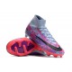 Nike Air Zoom Mercurial Superfly IX Elite FG High-top Grey Pink Purple Women And Men Soccer Cleats