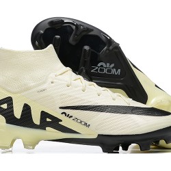 Nike Air Zoom Mercurial Superfly IX Elite FG High-top Khaki Black Women And Men Soccer Cleats 