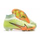 Nike Air Zoom Mercurial Superfly IX Elite FG High-top Light Green Orange Men Soccer Cleats