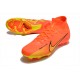 Nike Air Zoom Mercurial Superfly IX Elite FG High-top Orange Yellow Women And Men Soccer Cleats 