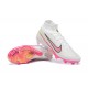 Nike Air Zoom Mercurial Superfly IX Elite FG High-top Pink White Women And Men Soccer Cleats