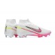 Nike Air Zoom Mercurial Superfly IX Elite FG High-top Pink White Women And Men Soccer Cleats 