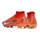 Nike Air Zoom Mercurial Superfly IX Elite FG High-top Red Orange Women And Men Soccer Cleats