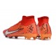 Nike Air Zoom Mercurial Superfly IX Elite FG High-top Red Orange Women And Men Soccer Cleats 