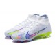 Nike Air Zoom Mercurial Superfly IX Elite FG High-top White Multi Women And Men Soccer Cleats 