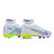 Nike Air Zoom Mercurial Superfly IX Elite FG High-top White Multi Women And Men Soccer Cleats