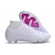 Nike Air Zoom Mercurial Superfly IX Elite FG High-top White Purple Women And Men Soccer Cleats