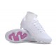 Nike Air Zoom Mercurial Superfly IX Elite FG High-top White Purple Women And Men Soccer Cleats