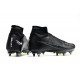 Nike Air Zoom Mercurial Superfly IX Elite SG High-top Black Men Soccer Cleats