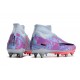 Nike Air Zoom Mercurial Superfly IX Elite SG High-top Purple Grey Men Soccer Cleats