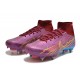 Nike Air Zoom Mercurial Superfly IX Elite SG High-top Purple Men Soccer Cleats