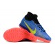 Nike Air Zoom Mercurial Superfly IX Elite TF High-top Black Blue Pink Women And Men Soccer Cleats