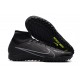 Nike Air Zoom Mercurial Superfly IX Elite TF High-top Black Women And Men Soccer Cleats