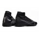 Nike Air Zoom Mercurial Superfly IX Elite TF High-top Black Women And Men Soccer Cleats