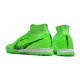 Nike Air Zoom Mercurial Superfly IX Elite TF High-top Green Black Women And Men Soccer Cleats