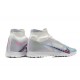 Nike Air Zoom Mercurial Superfly IX Elite TF High-top Lilac White Men Soccer Cleats