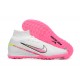 Nike Air Zoom Mercurial Superfly IX Elite TF High-top Pink White Women And Men Soccer Cleats