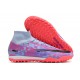 Nike Air Zoom Mercurial Superfly IX Elite TF High-top Purple Pink Women And Men Soccer Cleats
