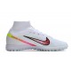 Nike Air Zoom Mercurial Superfly IX Elite TF High-top White Multi Women And Men Soccer Cleats