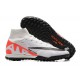 Nike Air Zoom Mercurial Superfly IX Elite TF High-top White Red Men Soccer Cleats