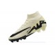 Nike Air Zoom Mercurial Superfly Ix Elite Fg Beige Black For Men High-top Football Cleats 