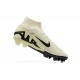 Nike Air Zoom Mercurial Superfly Ix Elite Fg Beige Black For Men High-top Football Cleats