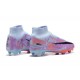 Nike Air Zoom Mercurial Superfly Ix Elite Fg Blue Purple For Men High-top Football Cleats